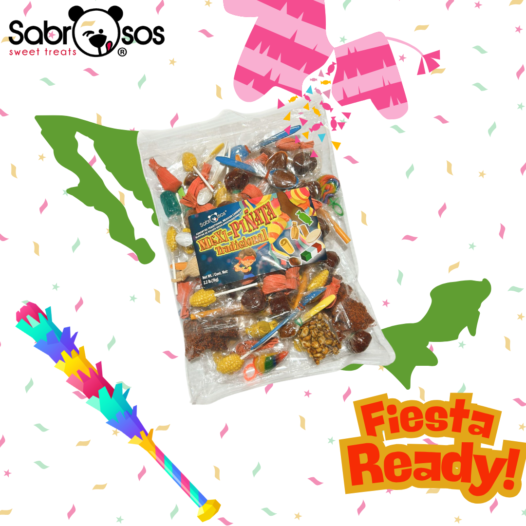 Sabrosos Mexi Piñata Traditional Mexican Candy Bundle 2 pack