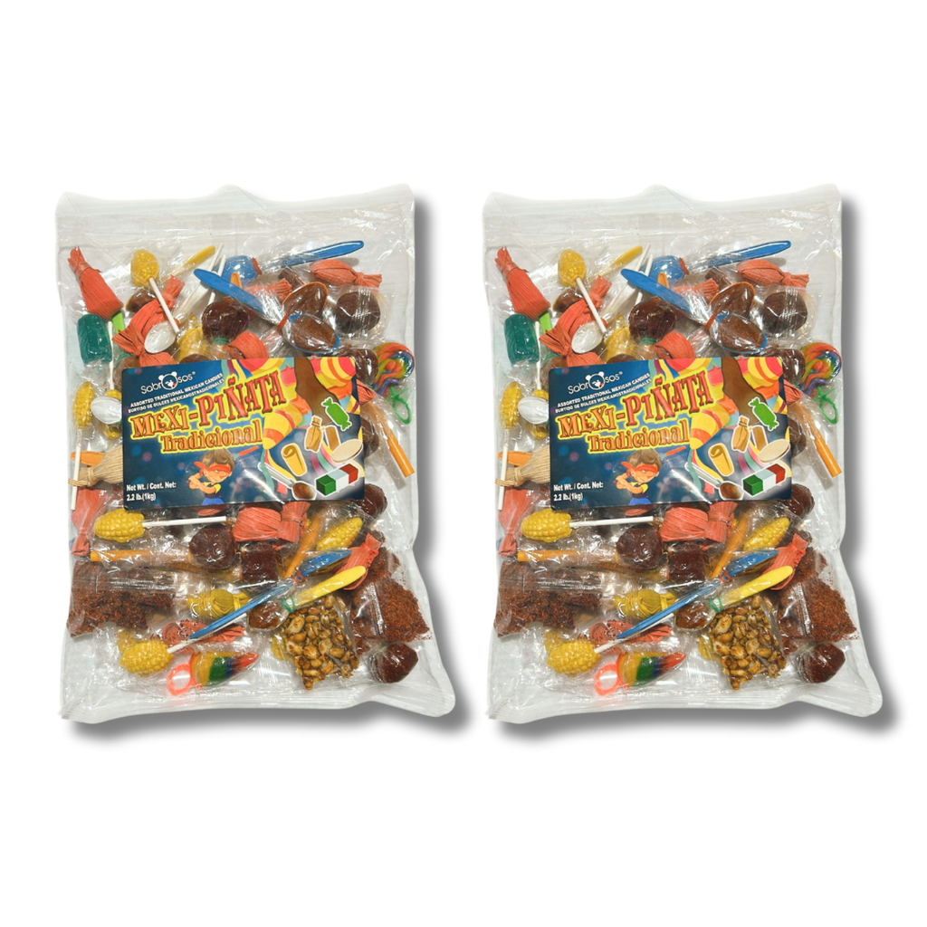 Sabrosos Mexi Piñata Traditional Mexican Candy Bundle 2 pack